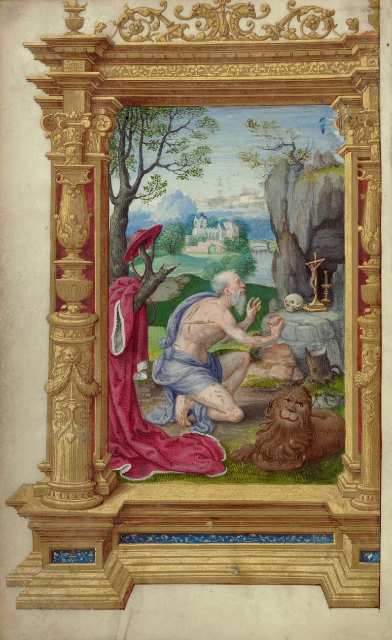 Saint Jerome tekijältä Master of the Getty Epistles