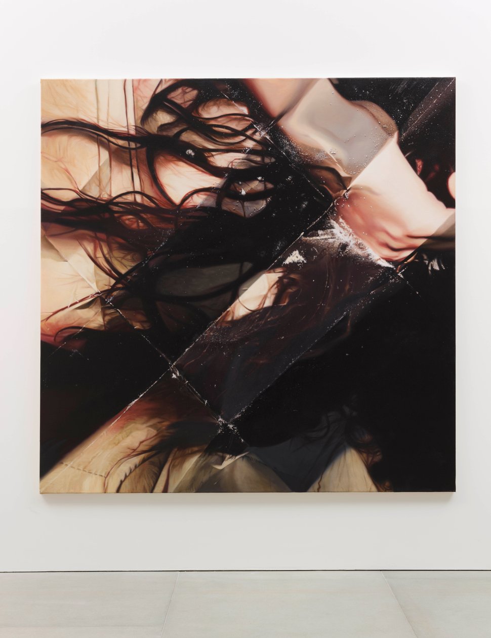 Syntiset, 2012 (Öljy kankaalle) tekijältä Mat Collishaw