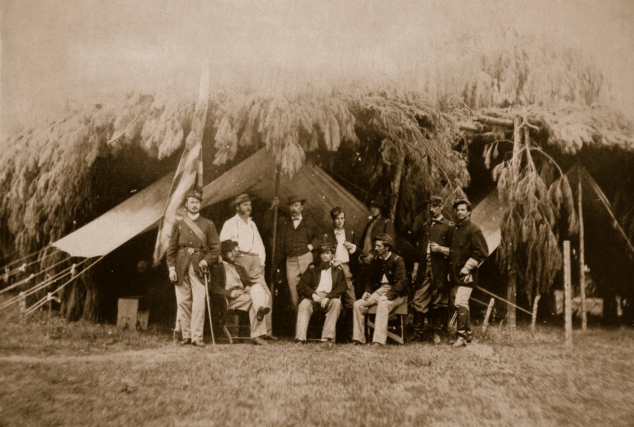 4th New York Volunteersin upseerit, 1861-65 (seepiakuva) tekijältä Mathew B. Brady