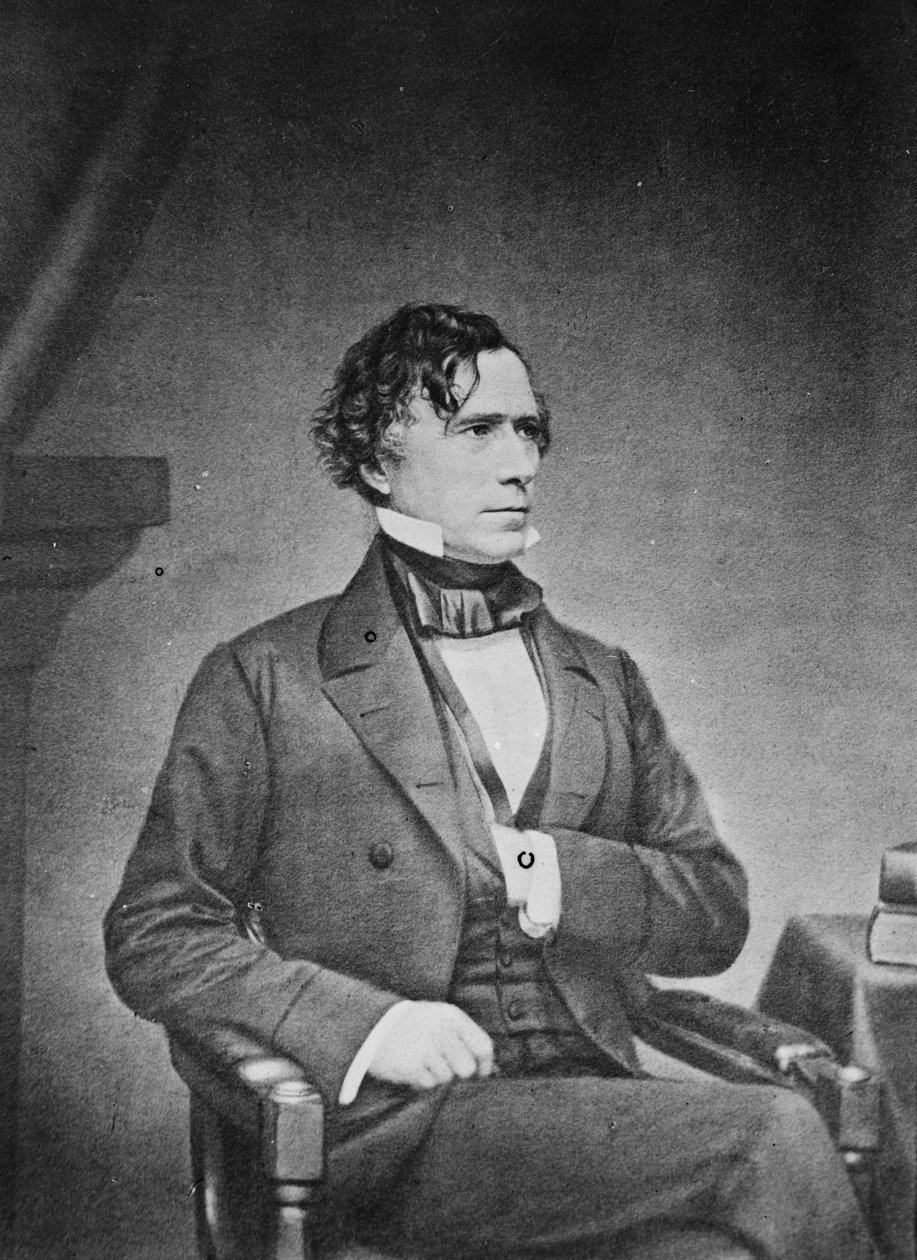 Presidentti Franklin Pierce, 1855-65 tekijältä Mathew B. Brady
