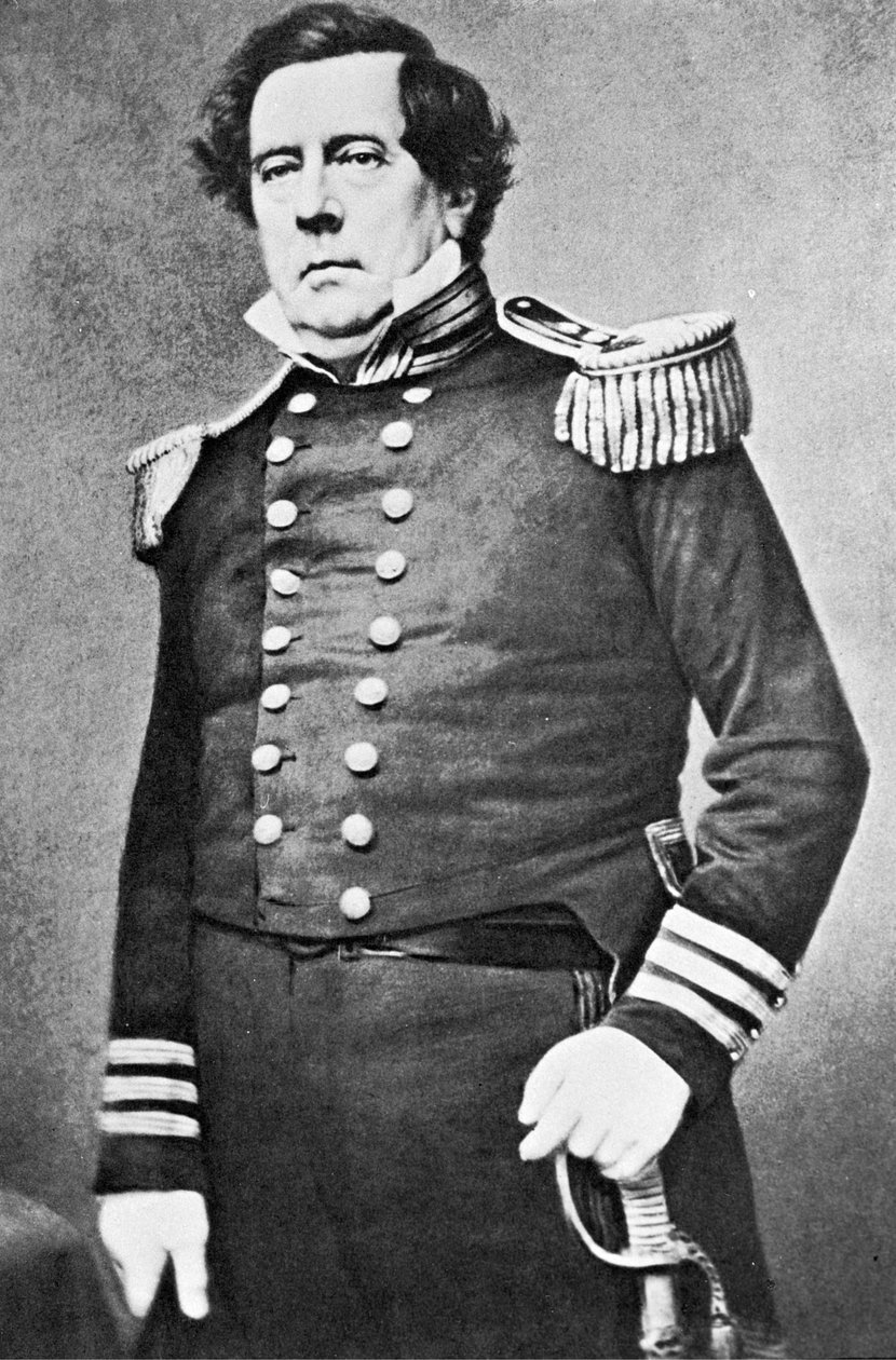 Commodore Perry (m/w kuva) tekijältä Mathew Brady