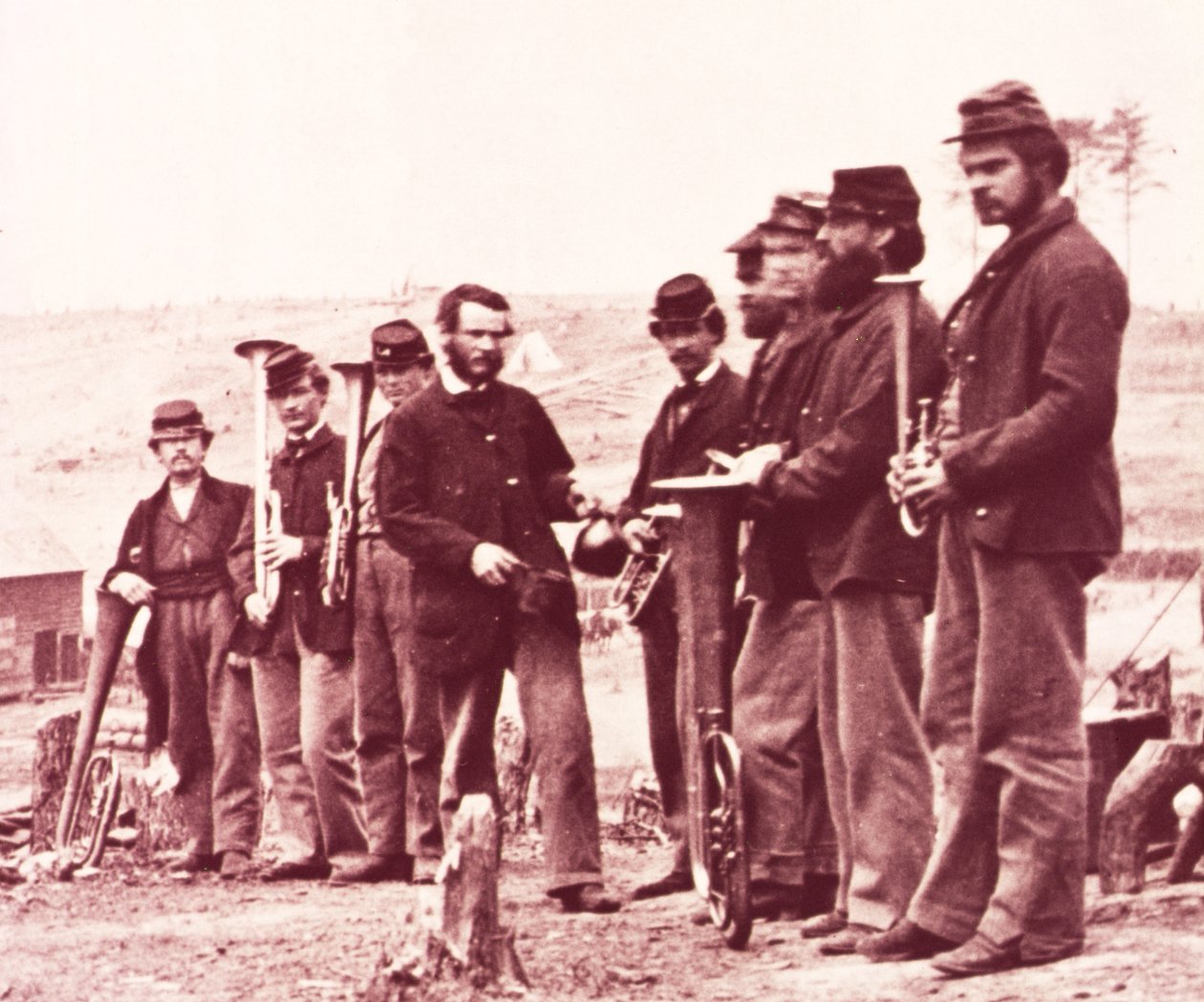 Liittovaltion armeijan sotilaat (m/w kuva) tekijältä Mathew Brady