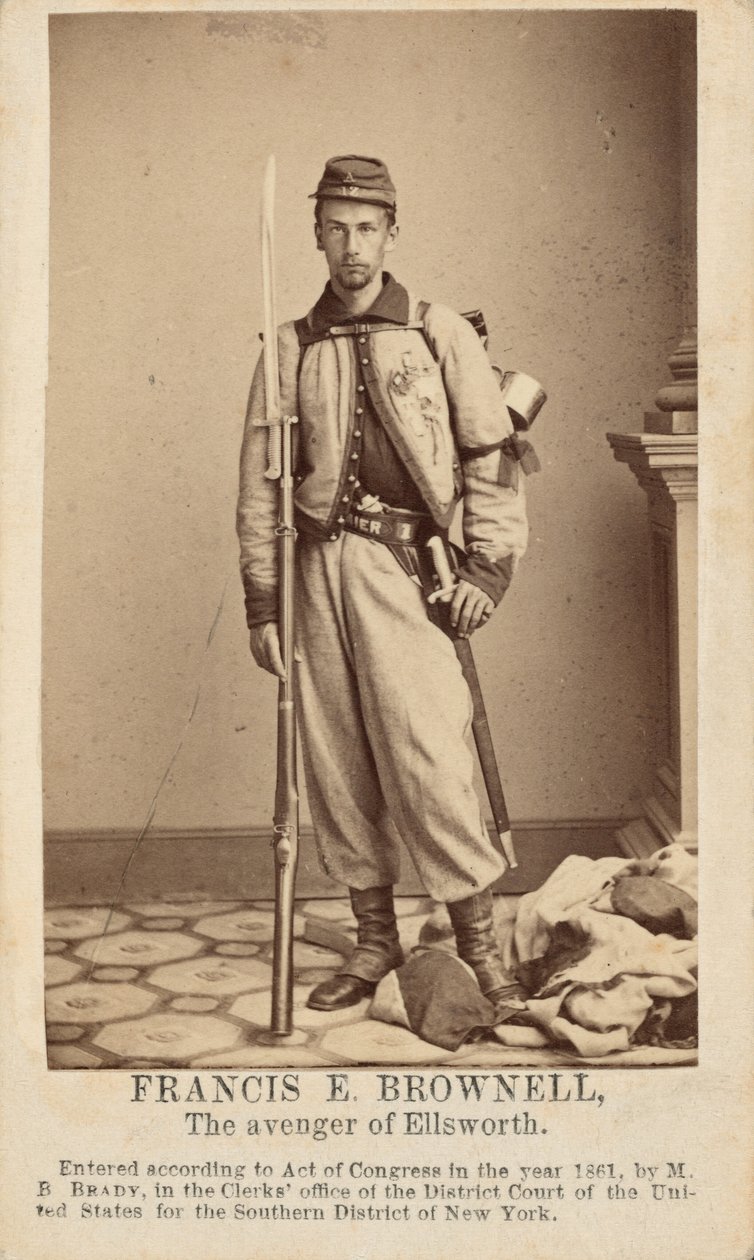 Francis E. Brownell,1861 (kuva) tekijältä Mathew Brady