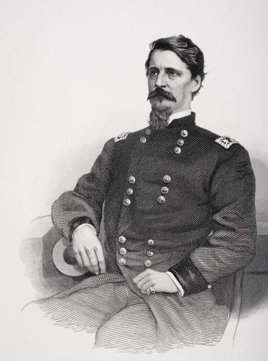 Winfield Scott Hancockin (1824-86) muotokuva tekijältä Mathew B. Brady