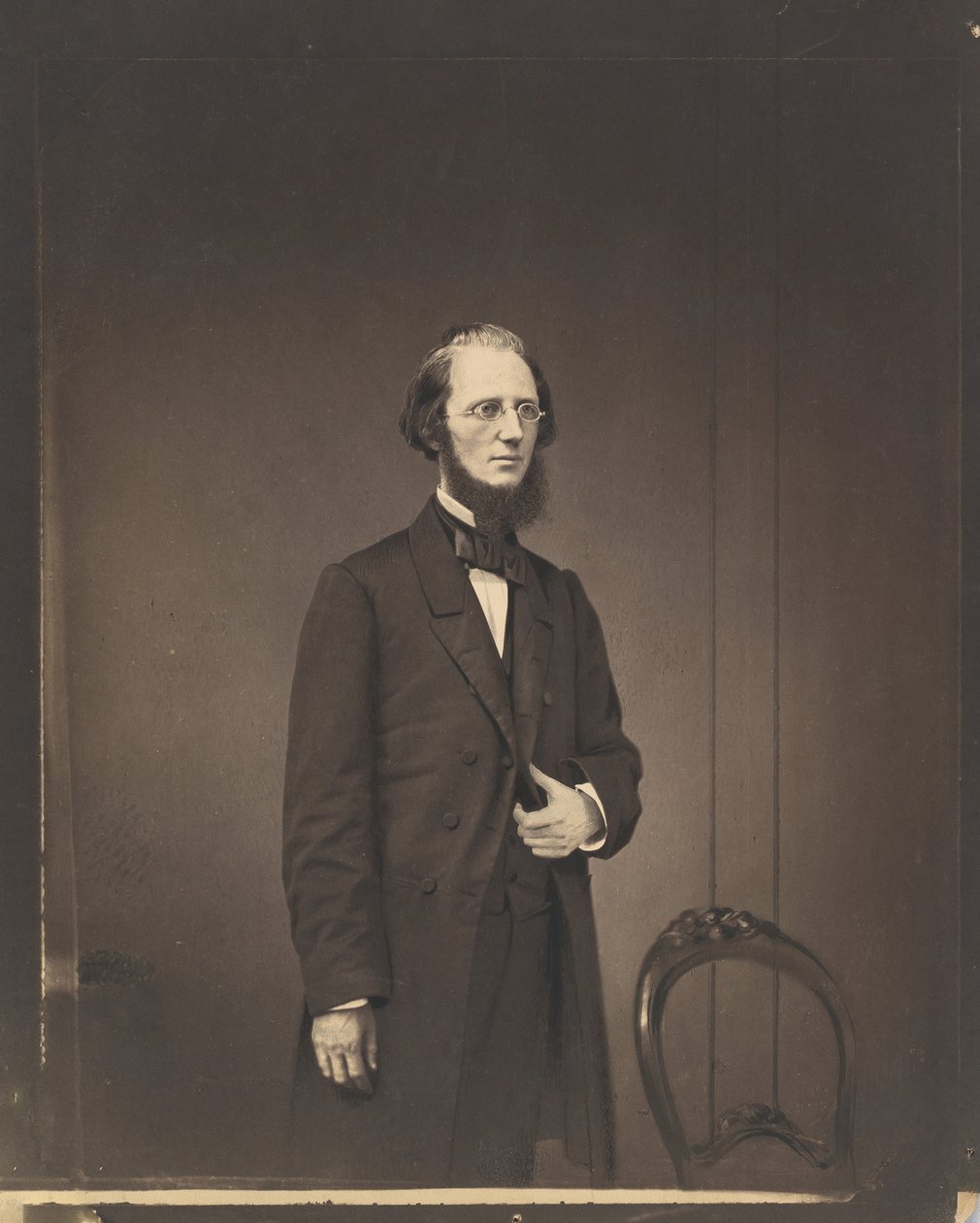 [Miehen muotokuva], n. 1857. tekijältä Mathew Brady