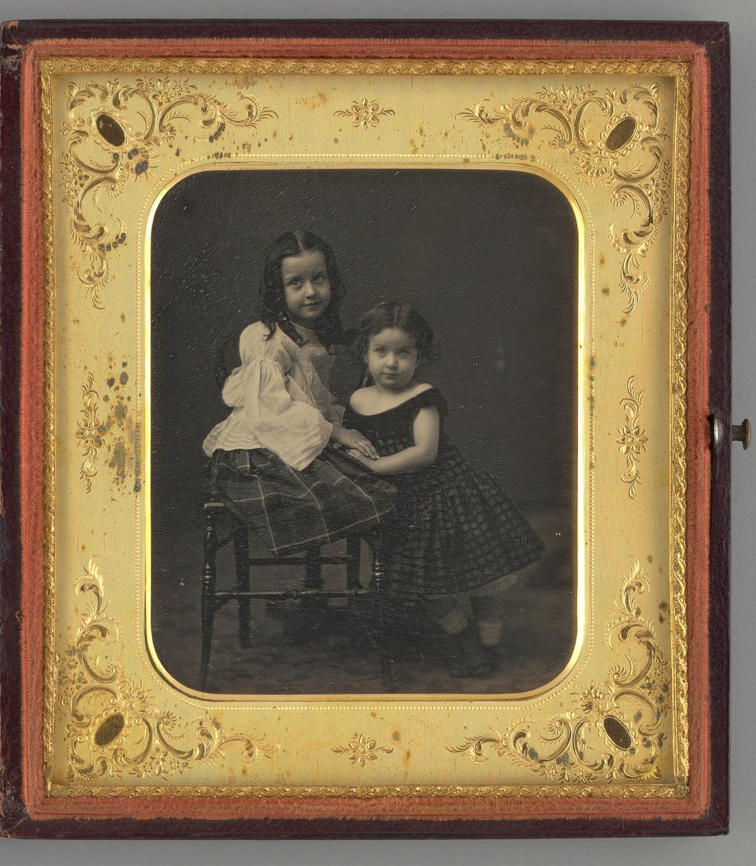 Nimetön muotokuva kahdesta tytöstä, 1861. tekijältä Mathew Brady