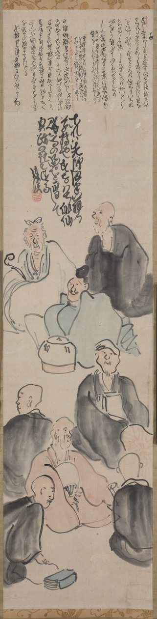Runollinen kokoontuminen, 1700-luvun loppu - 1800-luvun alku. tekijältä Matsumura Goshun