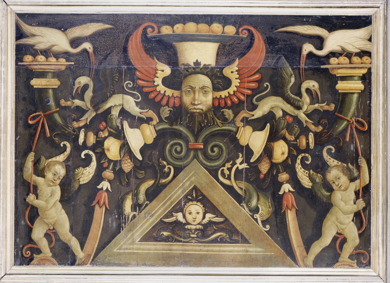 Groteskit, n. 1510-15 (tempera männyllä) tekijältä Matteo di Giuliano di Lorenzo Balducci