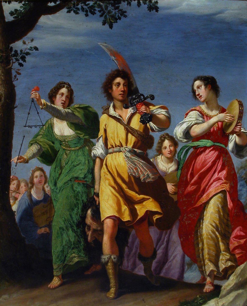 Daavidin voitto, 1610. tekijältä Matteo Rosselli