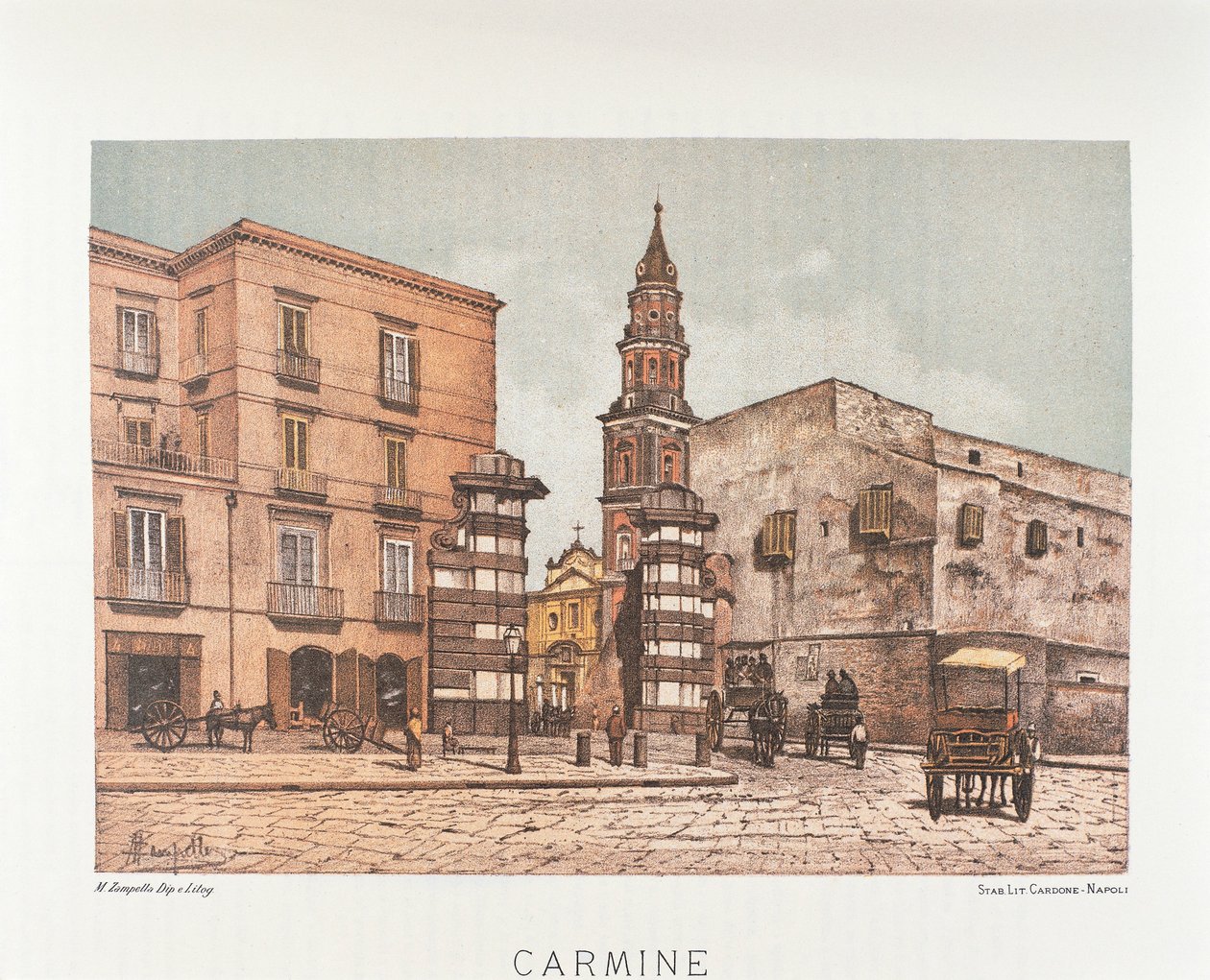 Italia, Napoli, Santa Maria del Carmine tekijältä Matteo Zampella