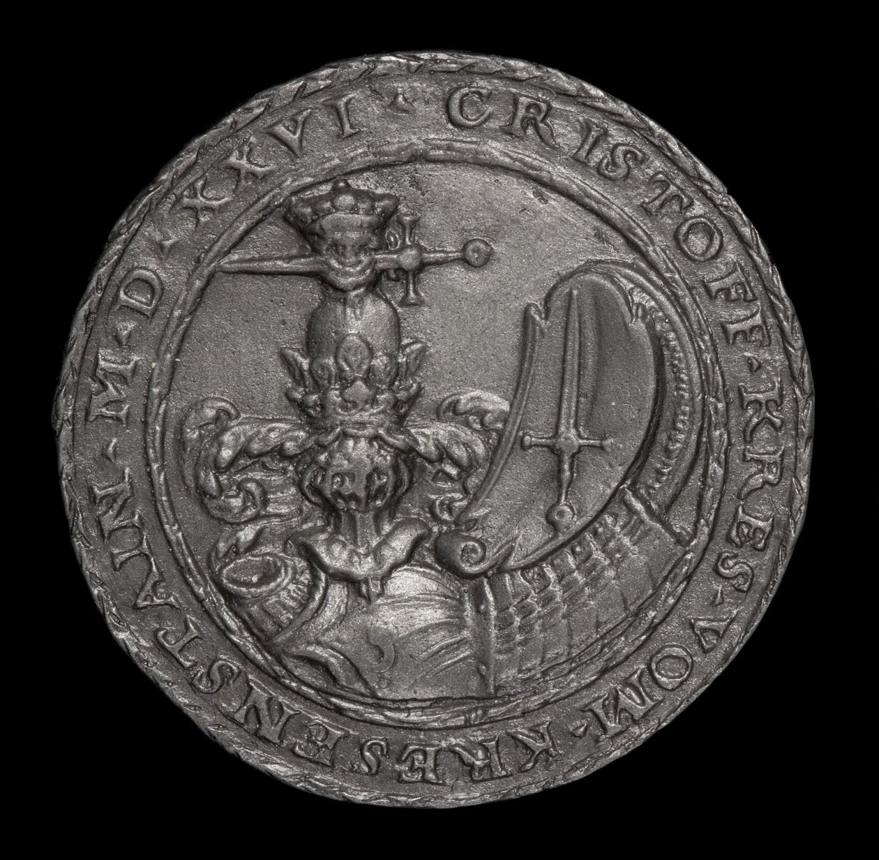 Vaakuna [kääntöpuoli], 1526. tekijältä Matthes Gebel