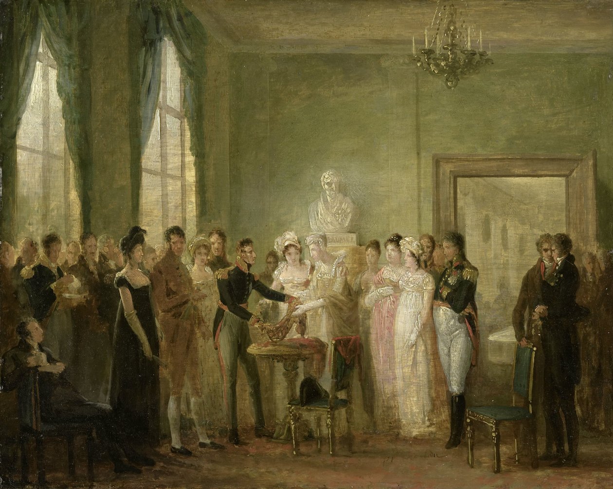 Tuntematon historiallinen aihe tekijältä Mattheus Ignatius van Bree
