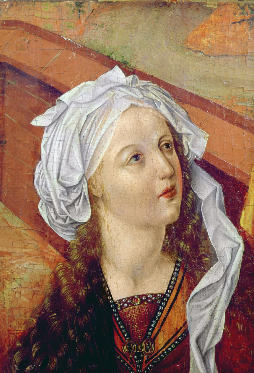 Pyhä Maria-Magdaleena, noin 1479 (öljy puulle). tekijältä Matthias Grünewald