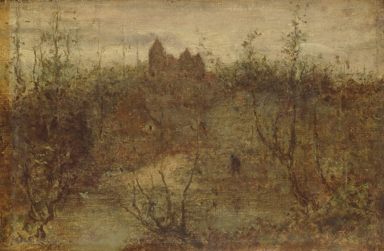 Lumottu linna, noin 1887 tekijältä Matthijs Maris