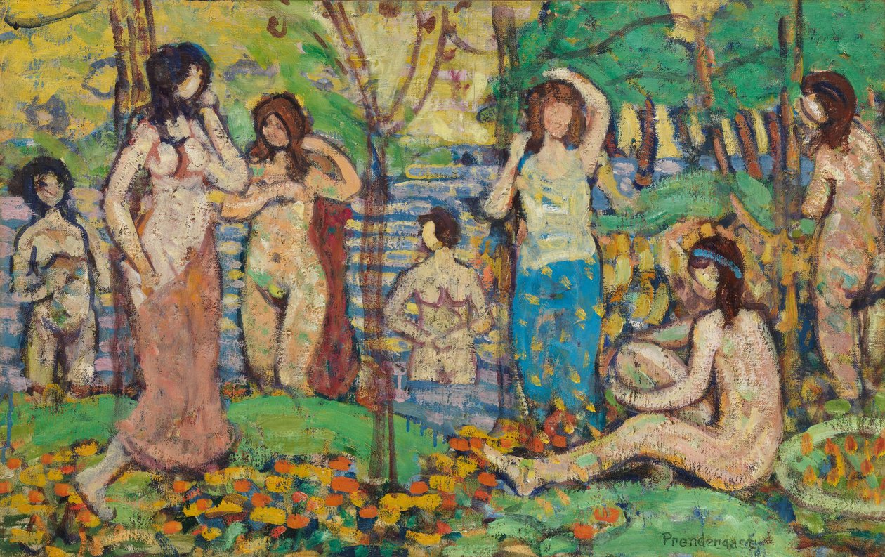Ranta nro 3, n. 1913 tekijältä Maurice Brazil Prendergast