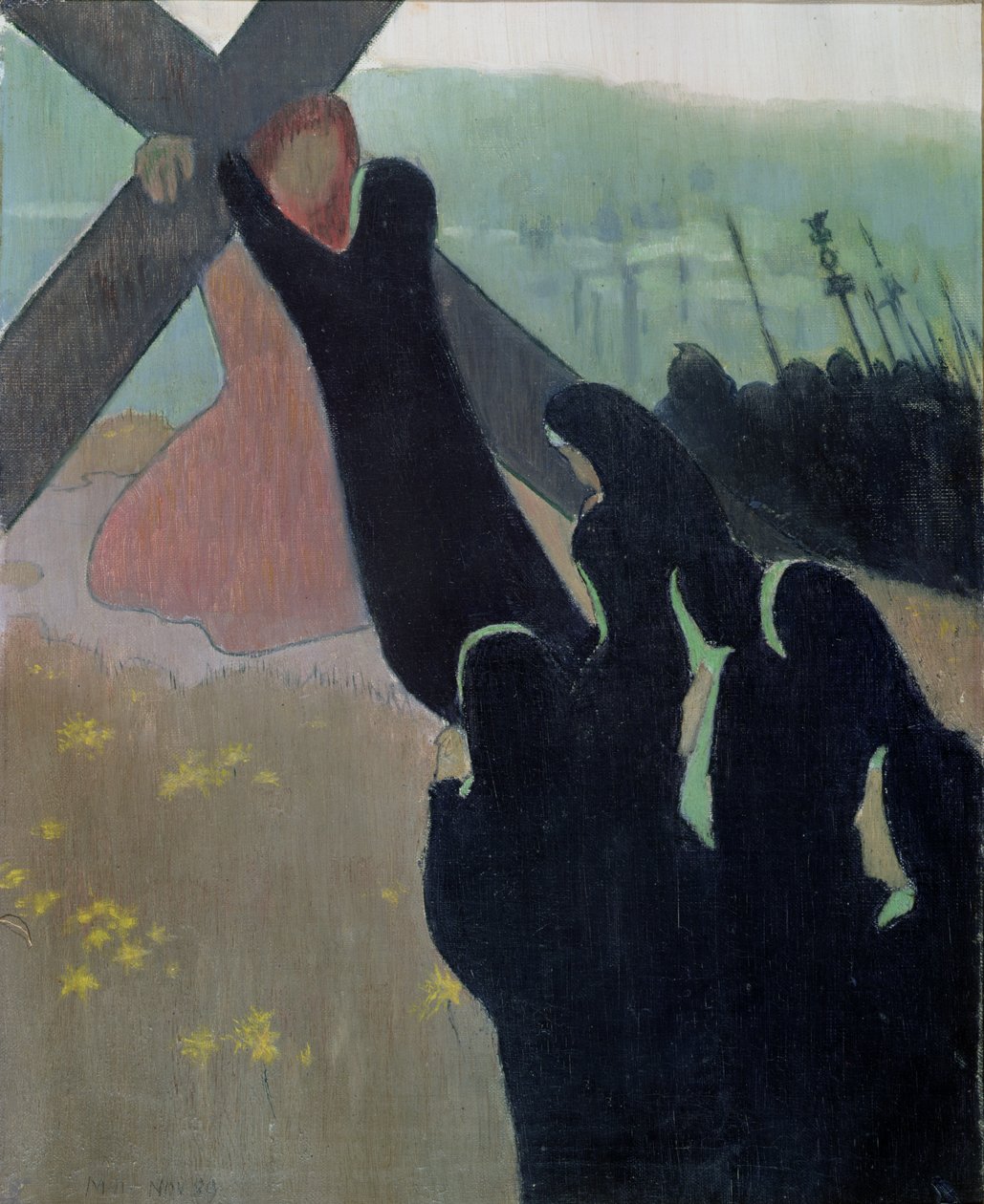 Golgata tai Tie Golgatalle, 1889. tekijältä Maurice Denis