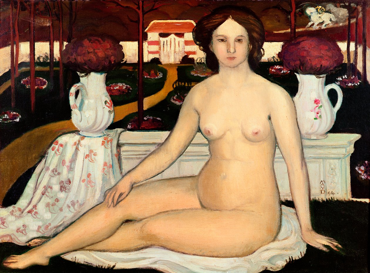 Alaston ja orvokkikimppu tekijältä Maurice Denis
