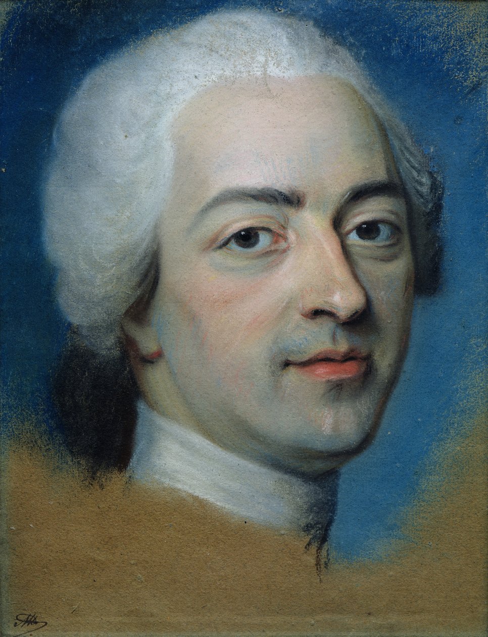 Ludvig XV (1710-74) Ranskan ja Navarran kuningas, vuoden 1730 jälkeen (pastelli paperille) tekijältä Maurice Quentin de La Tour