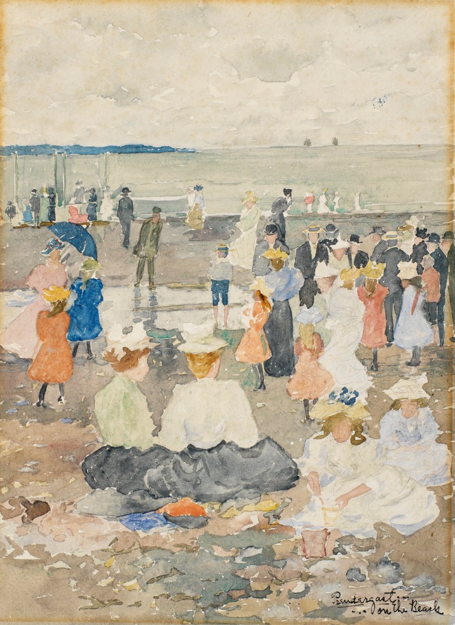 Rannalla tekijältä Maurice Brazil Prendergast