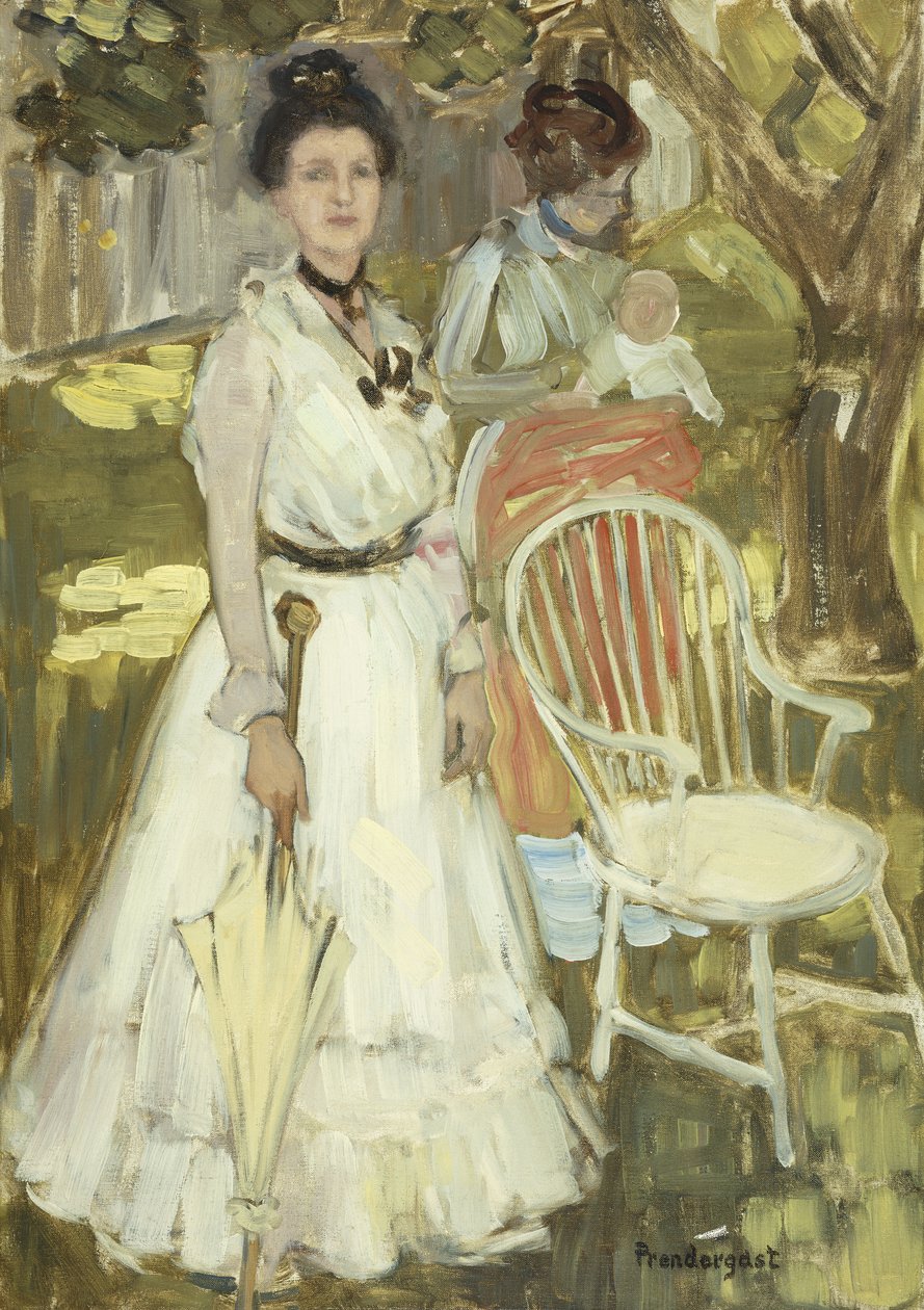 Rouvan muotokuva, tekijältä Maurice Brazil Prendergast