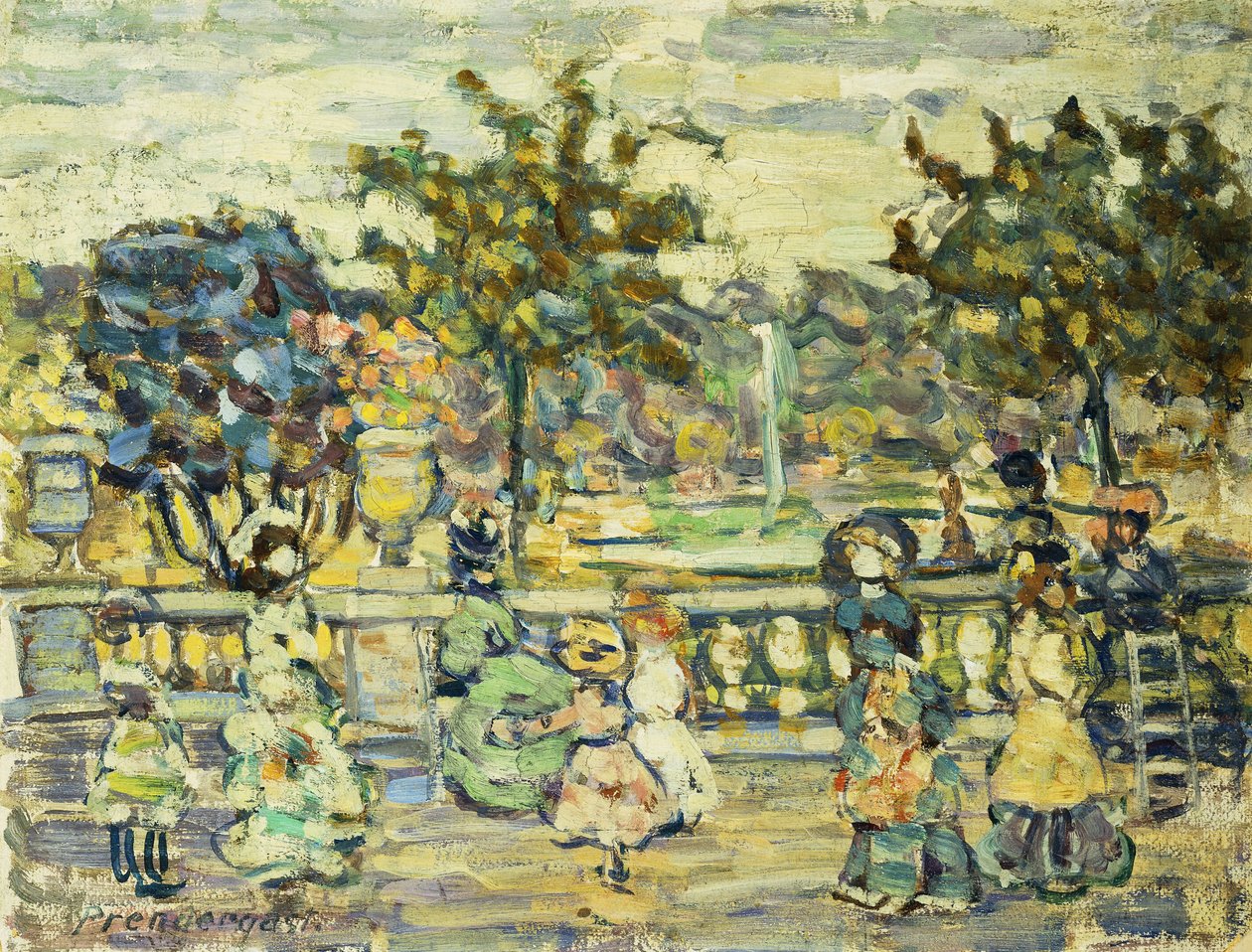 Promenade, tekijältä Maurice Brazil Prendergast