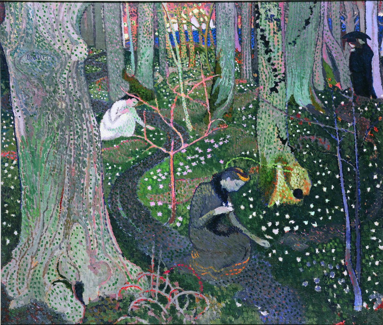 Huhtikuu Anemones, 1891. tekijältä Maurice Denis
