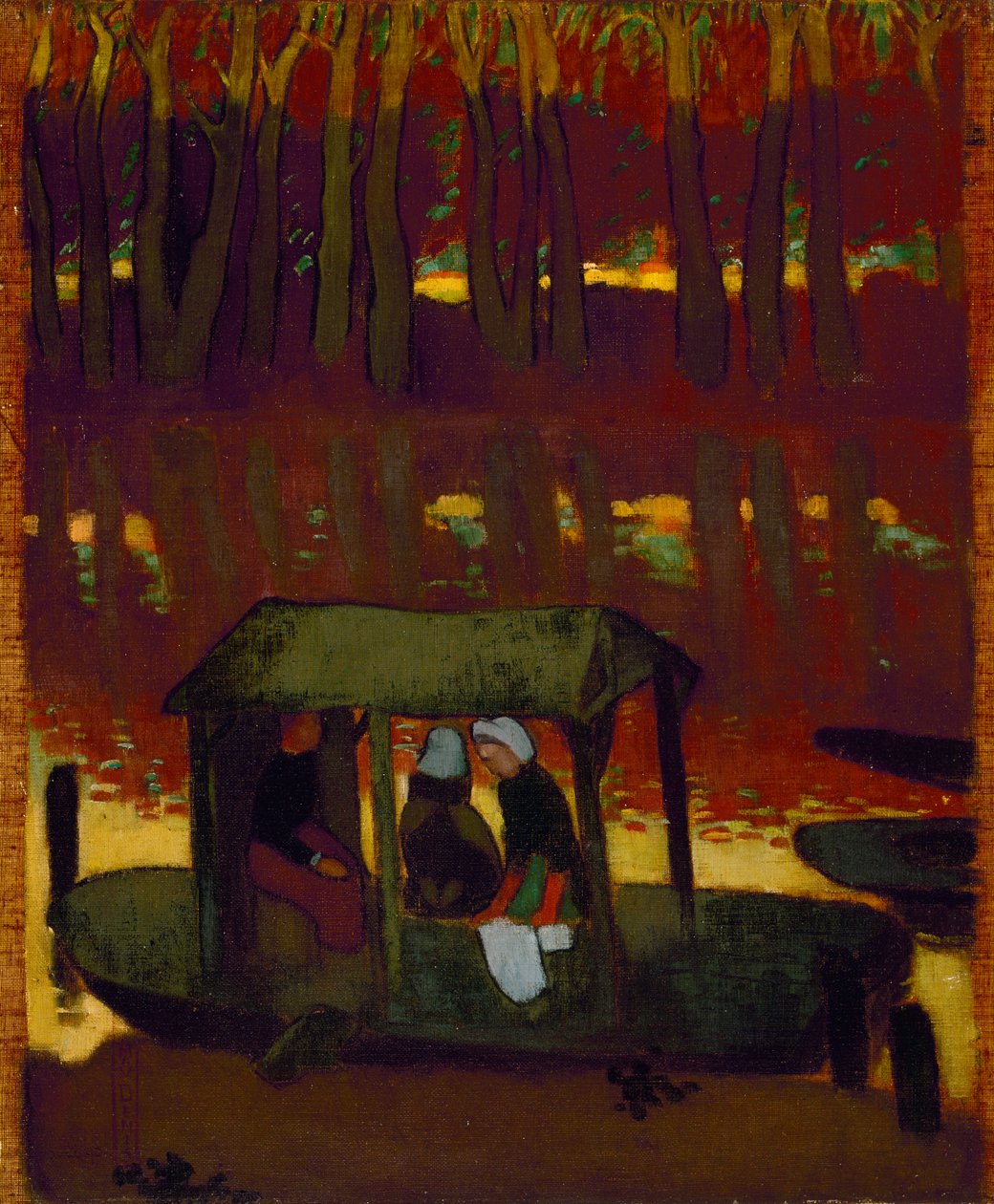 Iltamuisto I, 1890 tekijältä Maurice Denis