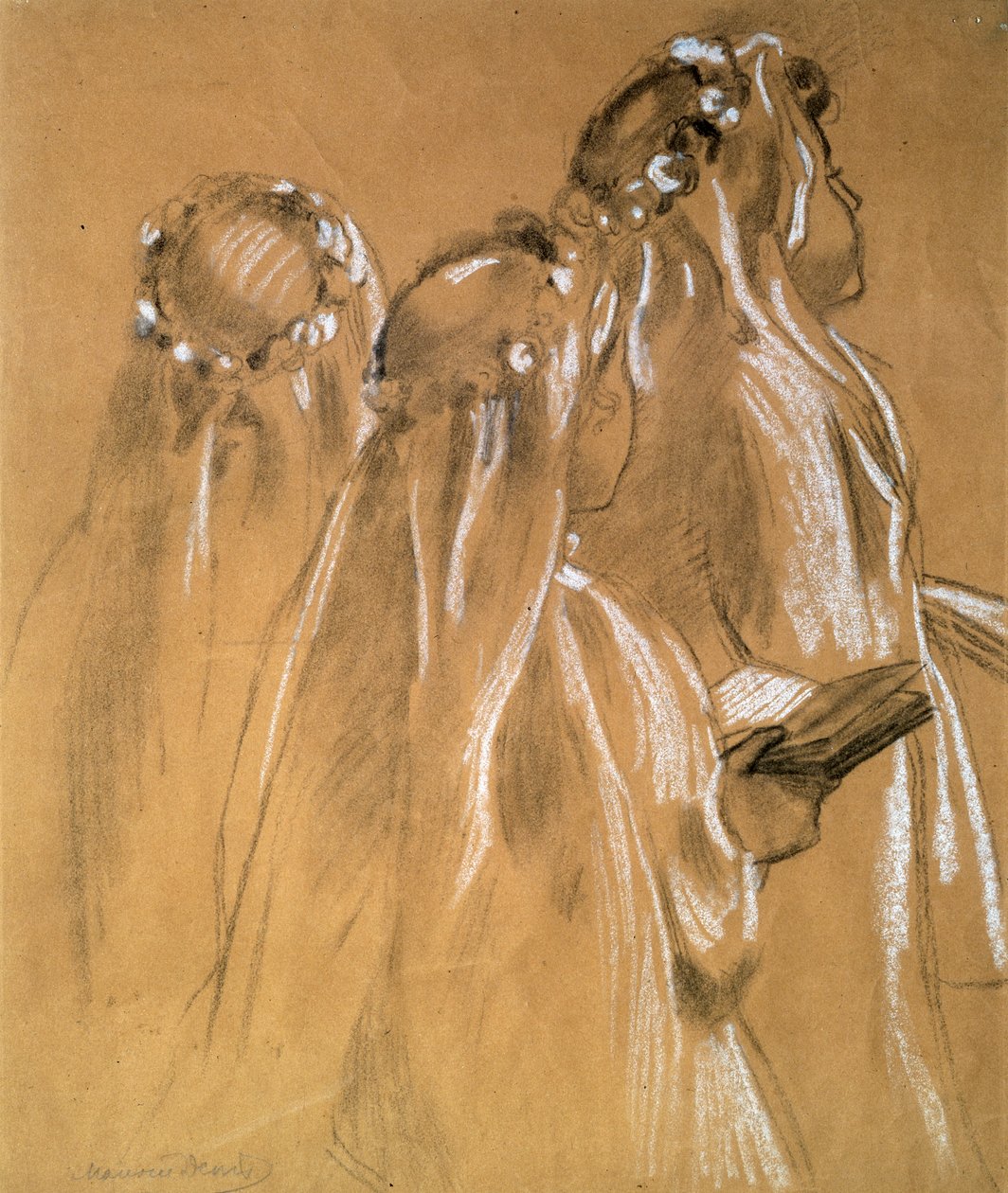 Girls with the Garlands, 1905-1906. tekijältä Maurice Denis