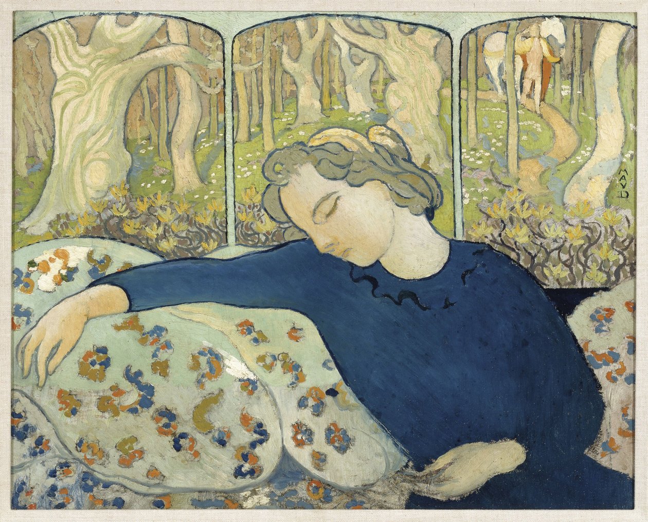 Sleeper in the Magic Wood, 1892. tekijältä Maurice Denis