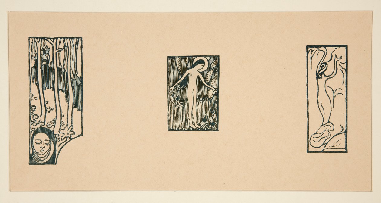 Full de xilografia de Lfinnish tekijältä Maurice Denis