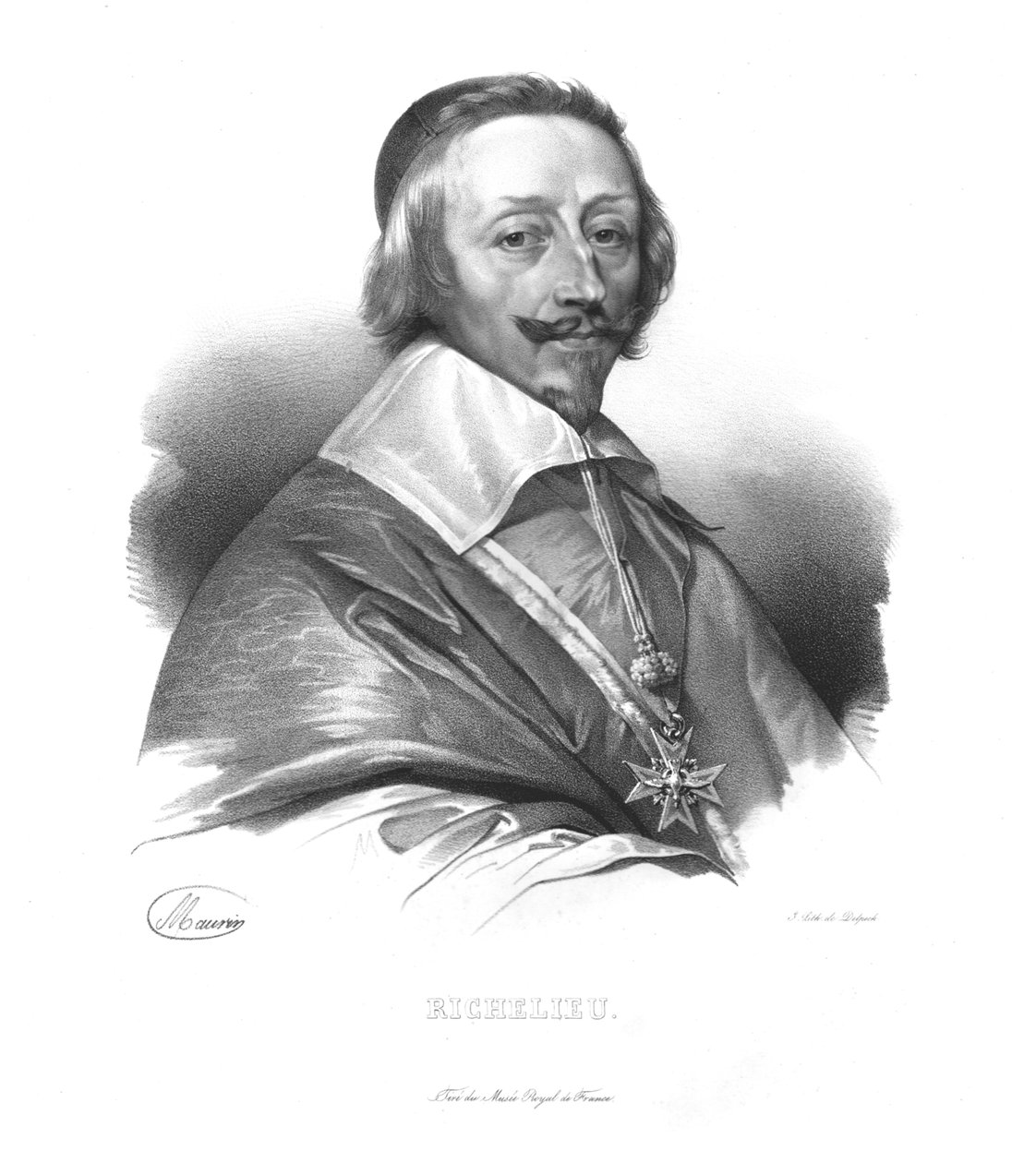 Kardinaali Richelieu, 1820-luku tekijältä Maurin