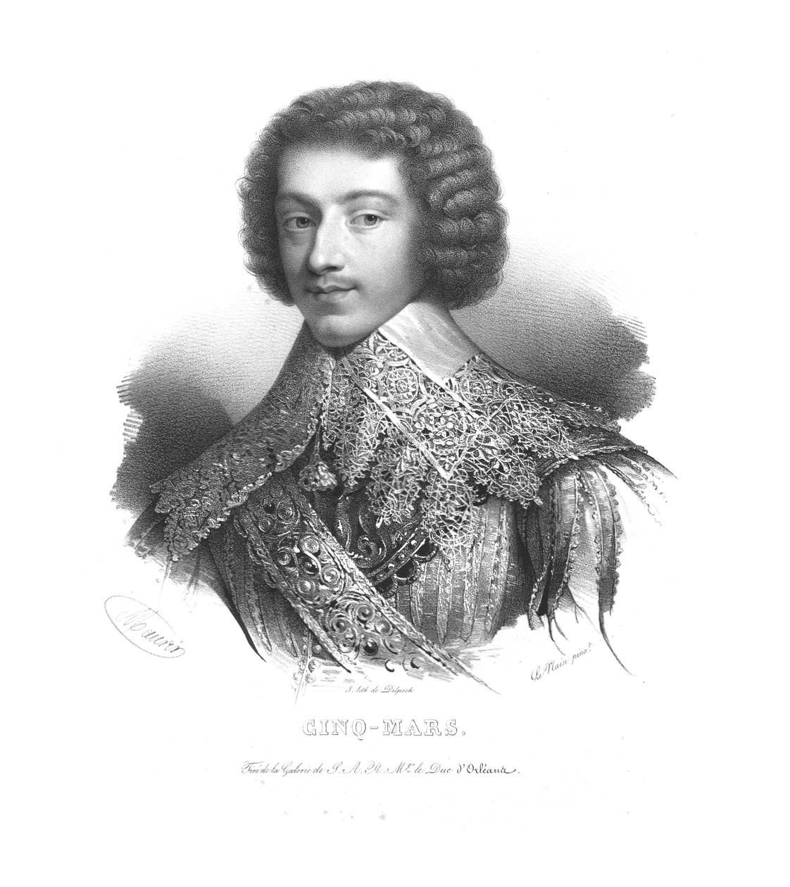 Henri Coiffier de Ruzé, Cinq-Marsin markiisi, 1820-luku. tekijältä Maurin