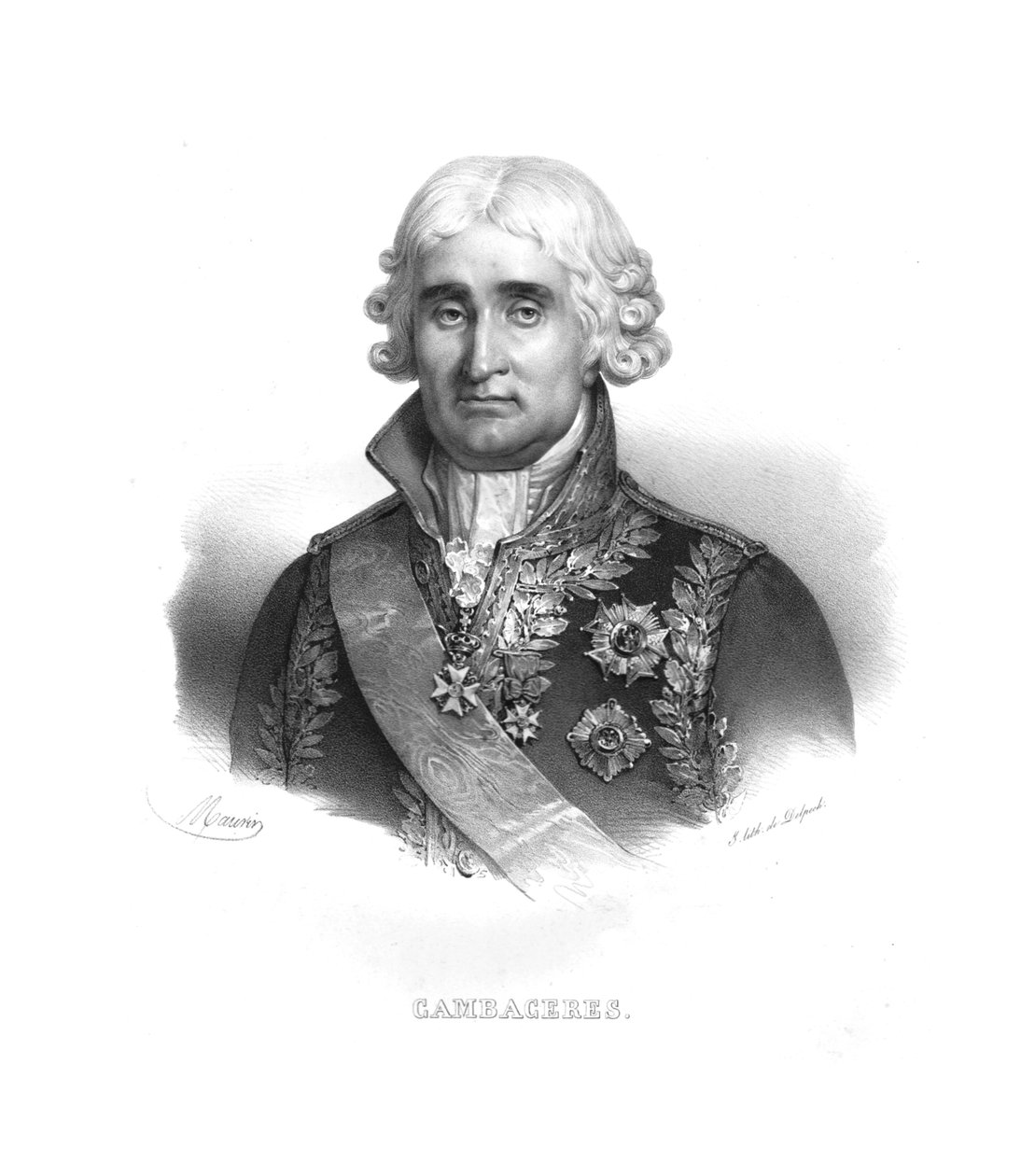 Jean Jacques Regis de Cambaceres, 1820-luku. tekijältä Maurin