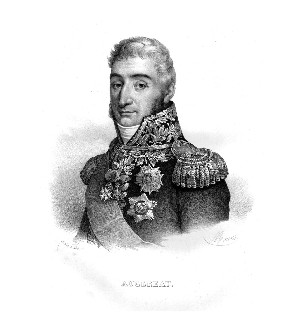 Pierre Francois Charles Augereau, Castiglionen herttua, 1820-luku tekijältä Maurin