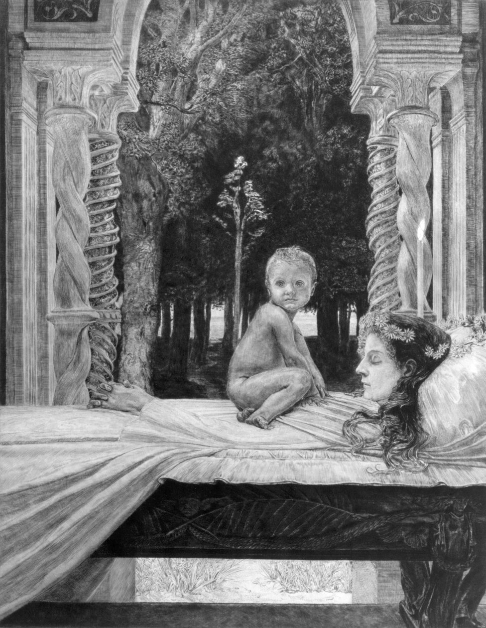 Dead Mother, Of Death, Part Two -sarjasta, 1898 tekijältä Max Klinger