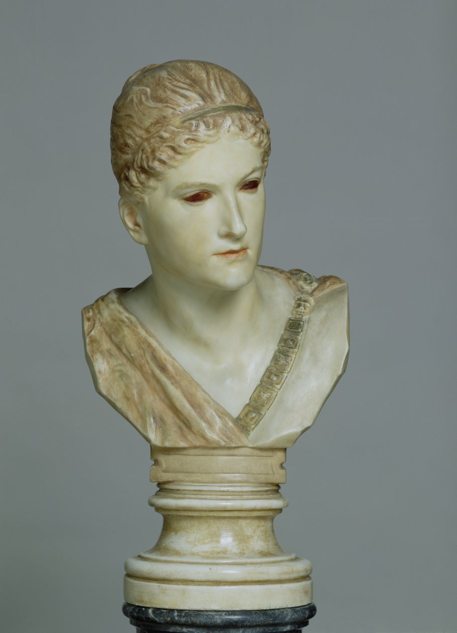 Kassandra, n. 1895 (marmori) tekijältä Max Klinger