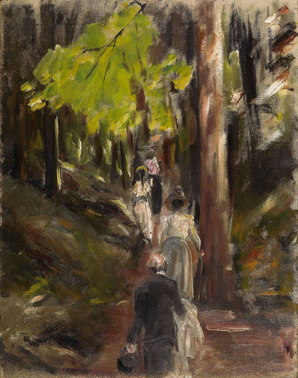 Waldspaziergang im Harzn tekijältä Max Liebermann
