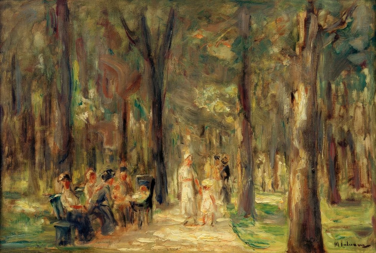 Olen Tiergarten tekijältä Max Liebermann