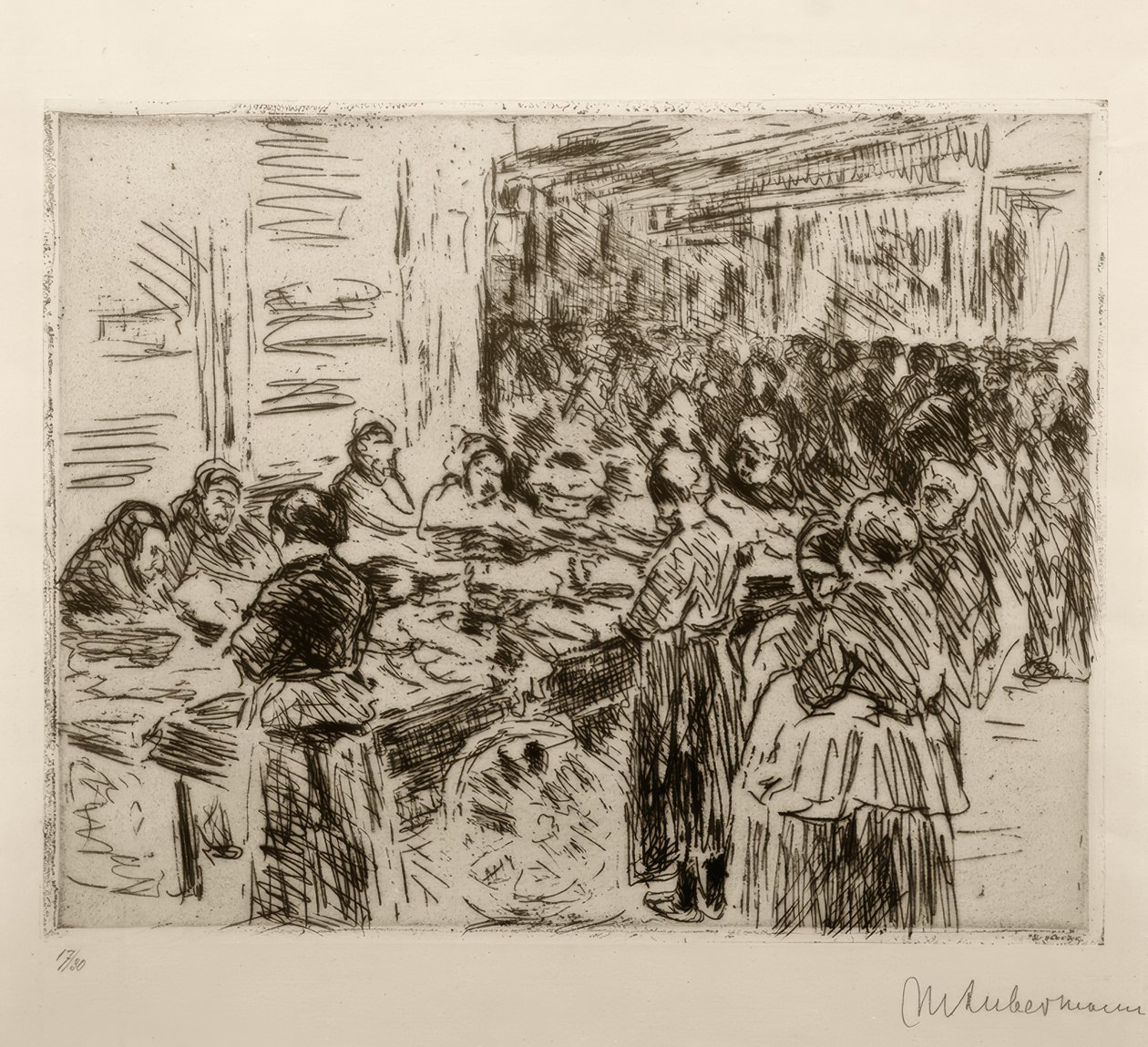 M.Liebermann, Judengasse (Amsterdam) tekijältä Max Liebermann