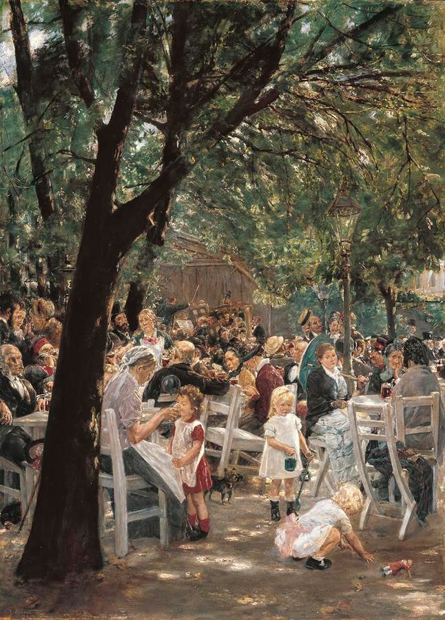 Münchner Bierkonzert tekijältä Max Liebermann