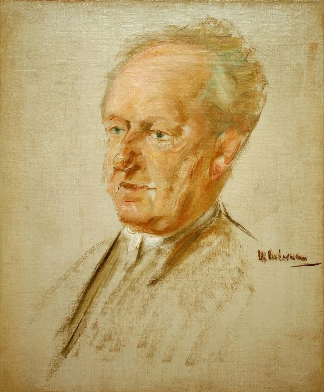 Porträt Gerhart Hauptmann tekijältä Max Liebermann