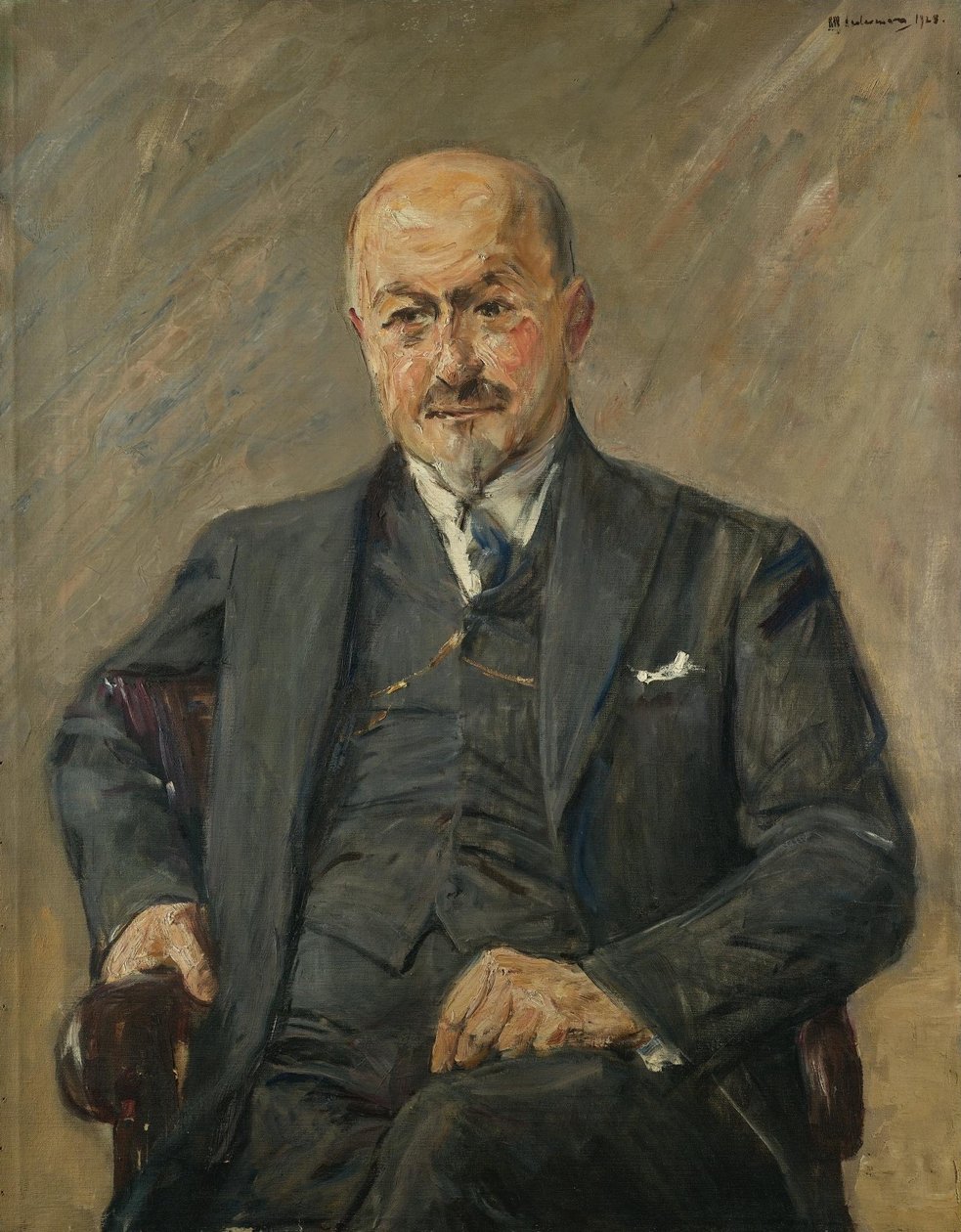 Porträt des Alfred Guttmann tekijältä Max Liebermann
