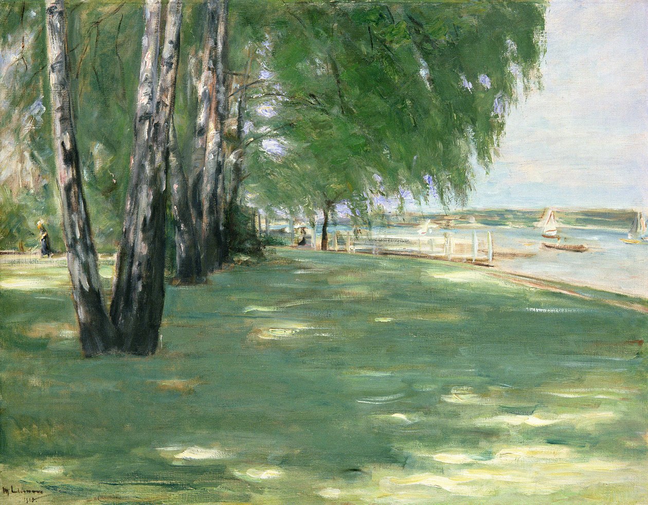 Taiteilijan puutarha Wannseessa, 1918 tekijältä Max Liebermann