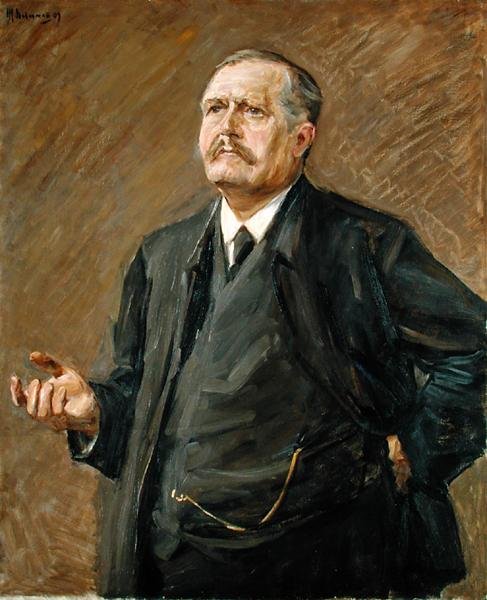 Teologi ja yhteiskuntapoliitikko Friedrich Naumann (1860-1919) 1909 tekijältä Max Liebermann