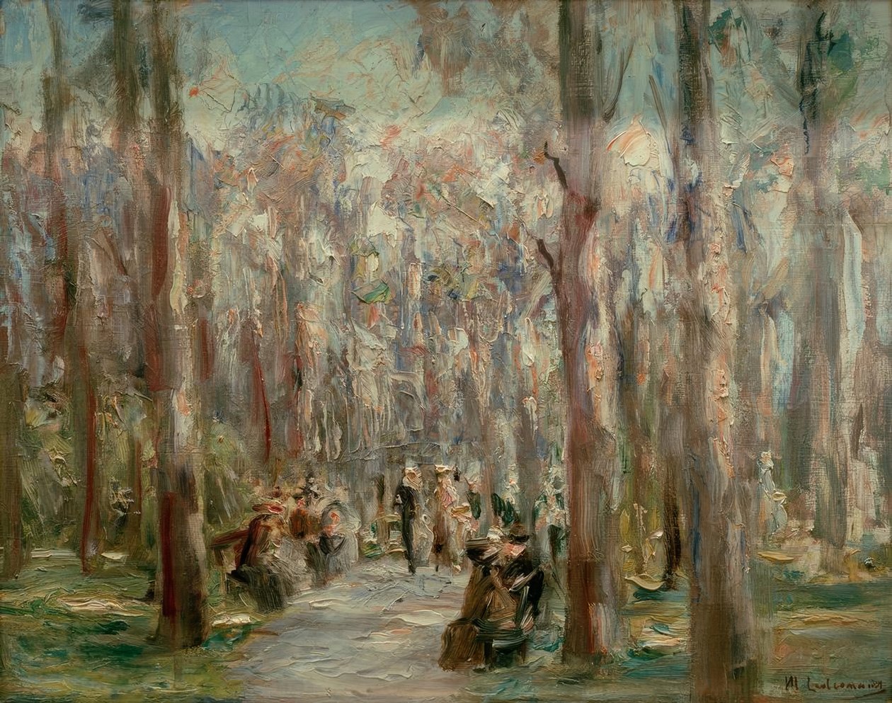 Tiergarten tekijältä Max Liebermann