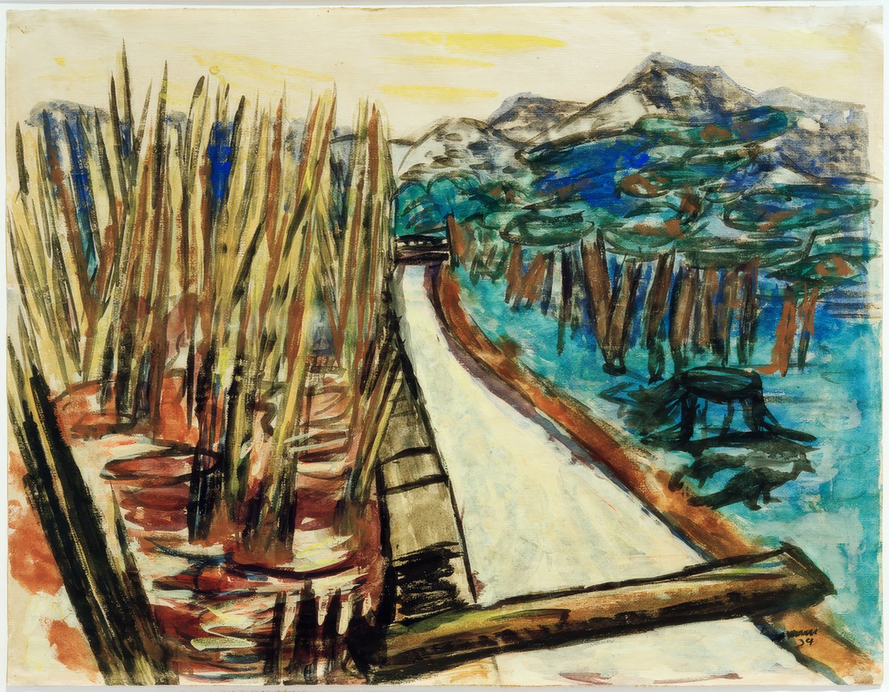Iltamaisema (Ohlstadt) tekijältä Max Beckmann