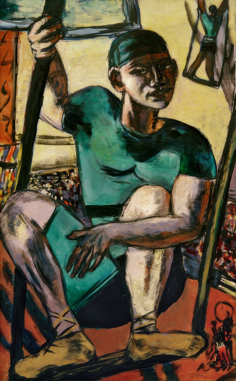 Akrobaatti keinussa tekijältä Max Beckmann