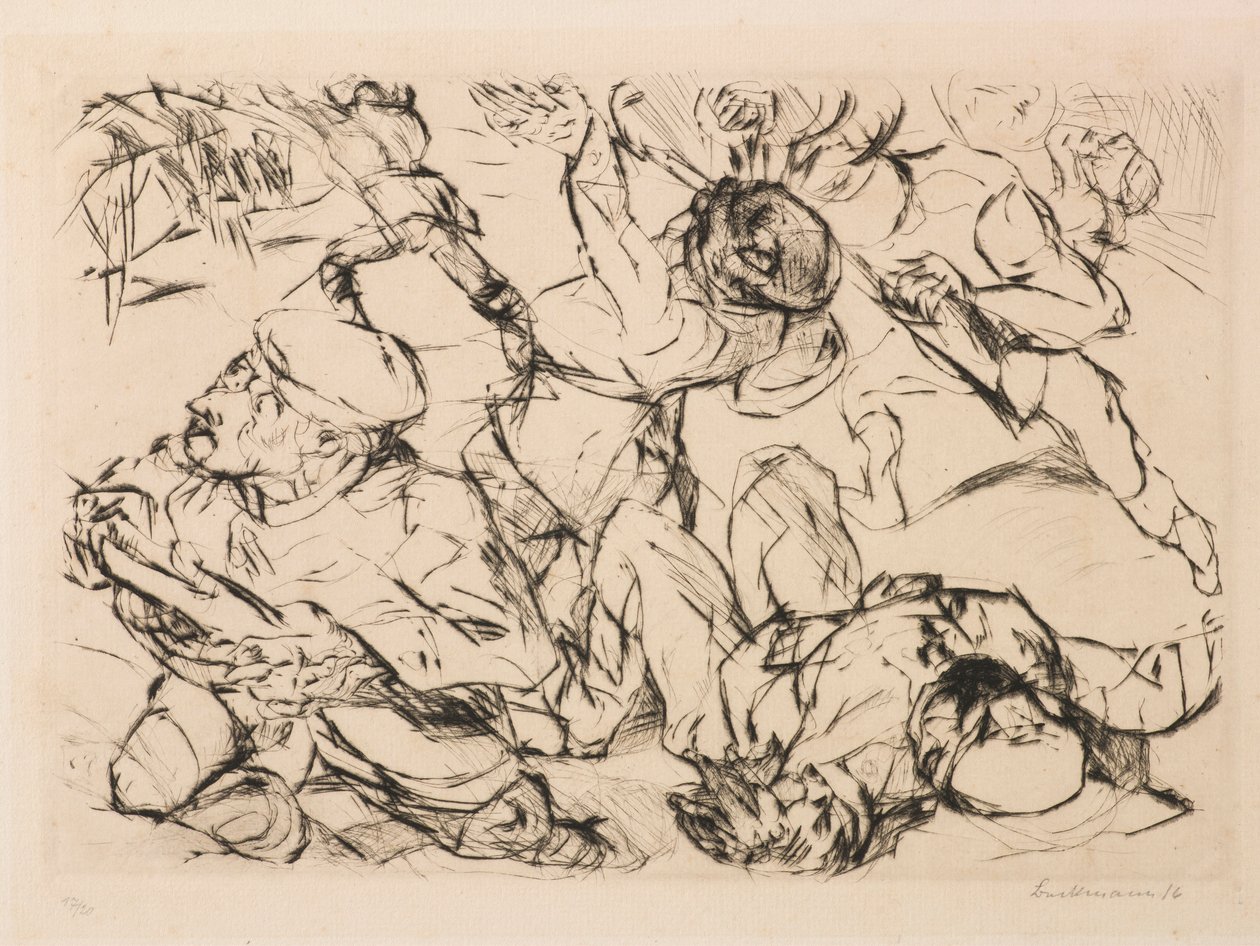 Hyökkäys tekijältä Max Beckmann