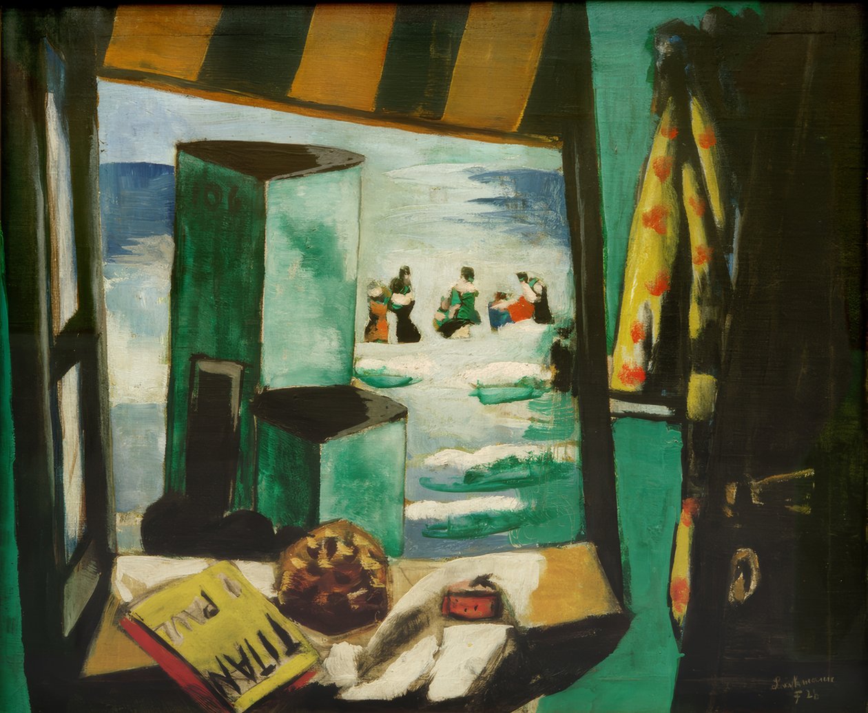 Kylpyhuone, vihreä tekijältä Max Beckmann