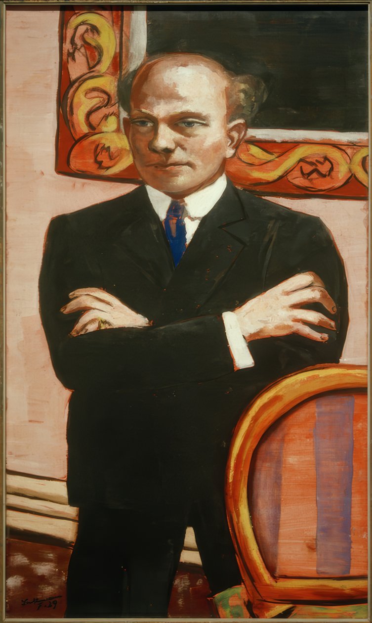 Gottlieb Friedrich Reberin muotokuva tekijältä Max Beckmann